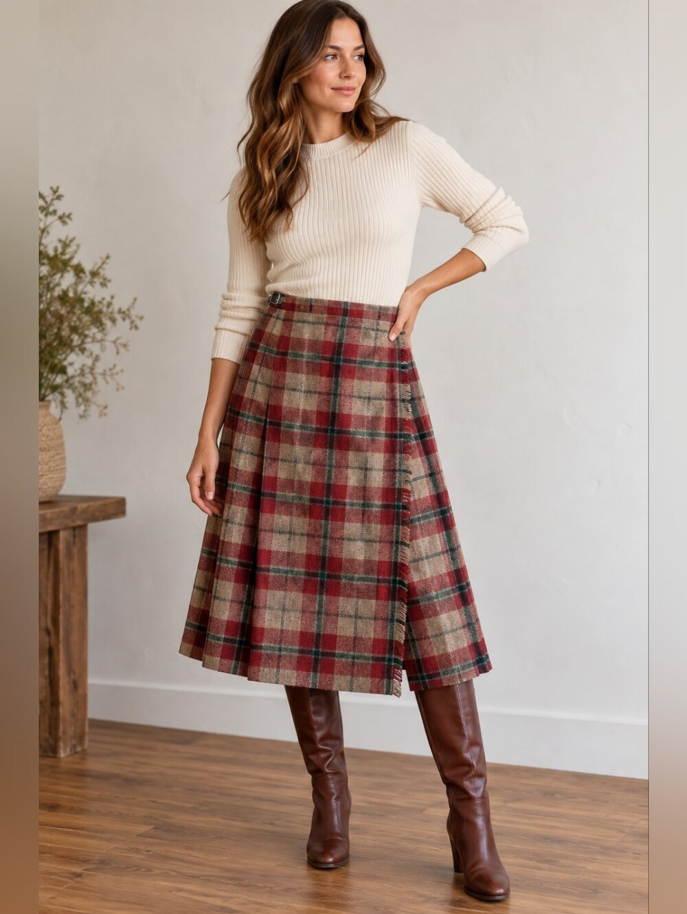 CLAN LAIRD Vintage Wool Skirt/Kilt